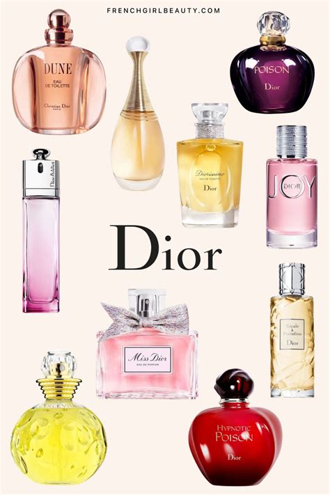 dior fragrance women|christian dior fragrances list.